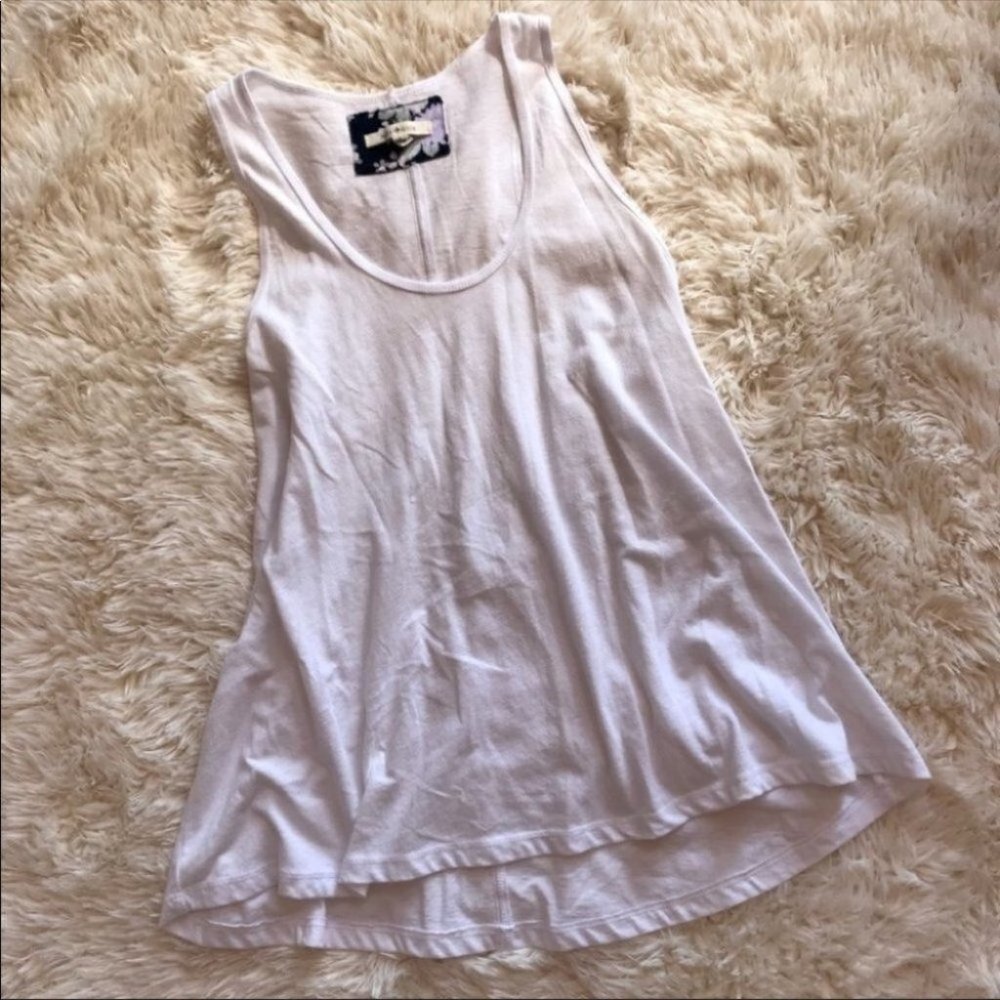 Anthropologie Pure + Good White Tank
